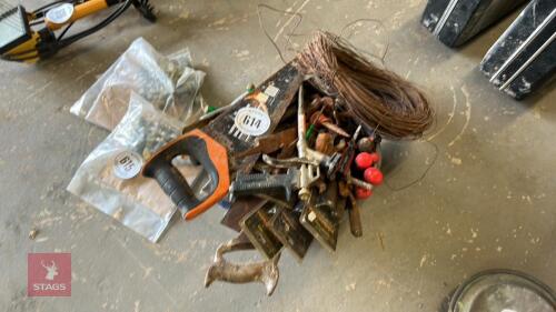 BOX OF HAND TOOLS