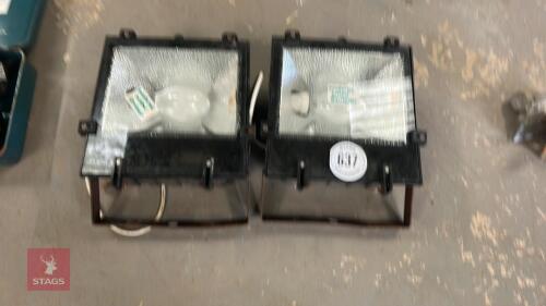2 SHED SPOTLIGHTS
