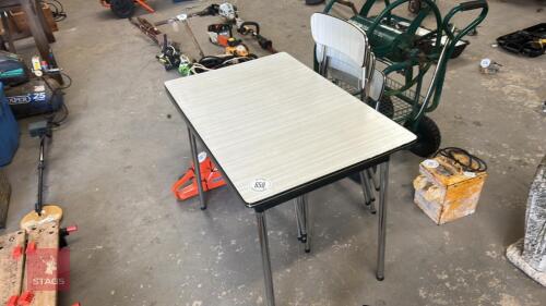 TABLE AND 4 CHAIRS