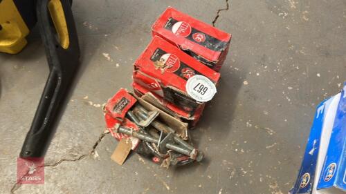 5 BOXS OF LARGE BOLTS