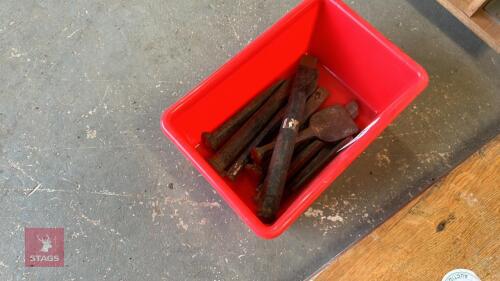 BOX OF CHISELS