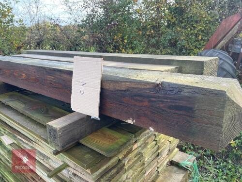 3 NEW GATE POSTS
