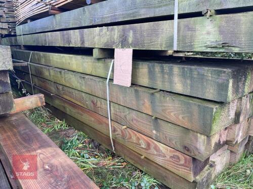 27 10''X6''X12'' LONG SHED POSTS/RAFTERS