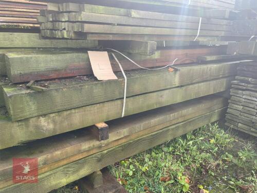 8 10'' X 6'' X 20' SHED RAFTERS