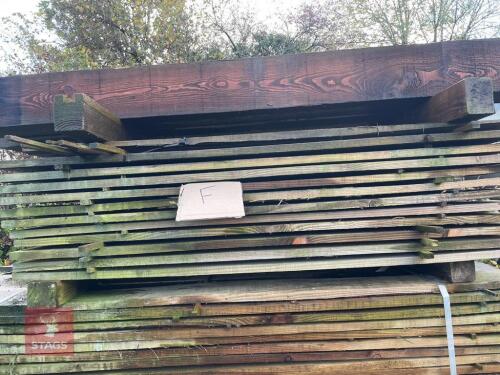 69 LENGTHS OF TREATED CLADDING