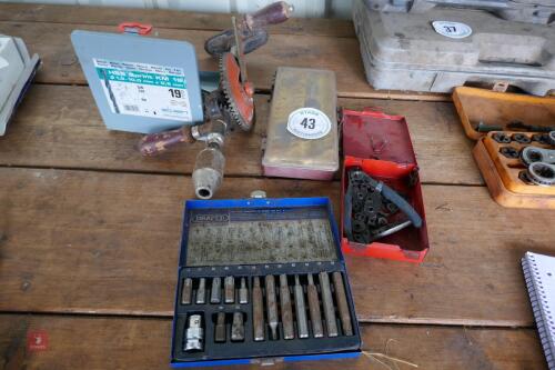 DRILL BITS, HAND DRILL ETC (43)