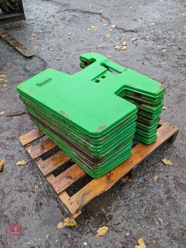 JOHN DEERE WAFER WEIGHTS