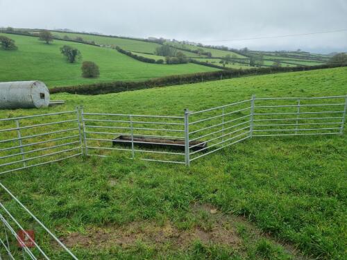 14 GALVANISED SHEEP HURDLES