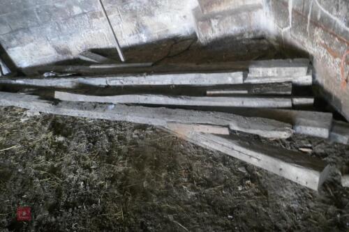 SELECTION OF TIMBER PURLINGS (75)