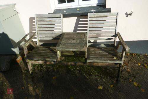 TWIN GARDEN CHAIRS