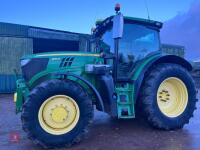 2016 JOHN DEERE 6155R 4WD TRACTOR - 4