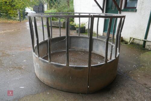GALVANISED CATTLE RING FEEDER