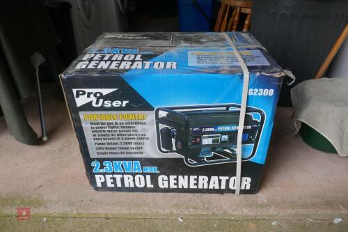 PRO USER G2300 2.3KVA GENERATOR