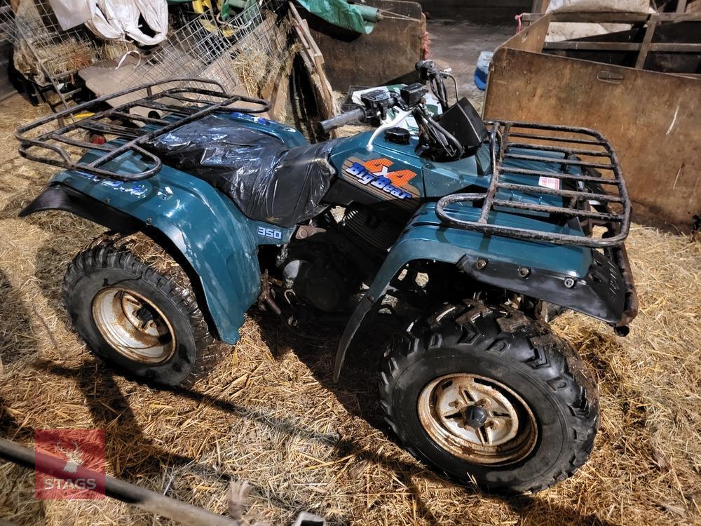 YAMAHA BIG BEAR 350 4X4 QUAD BIKE