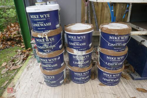 10 X 10L BUCKETS OF LIMEWASH