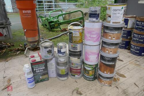 SELECTION OF PAINTS & OILS