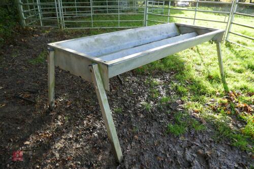FREESTANDING CATTLE FEED TROUGH