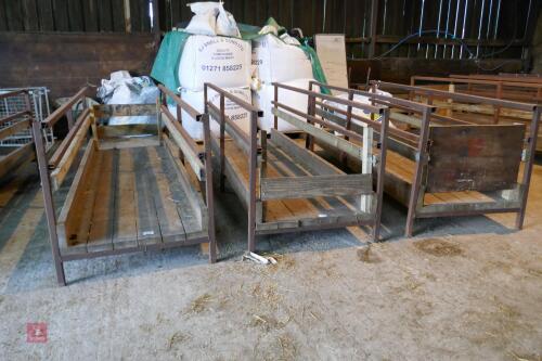3 3M HOMEMADE WALK TROUGH SHEEP FEEDERS
