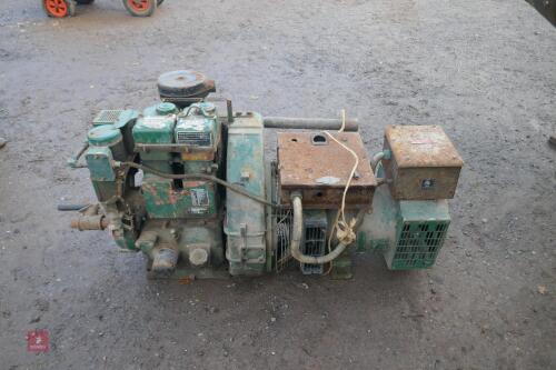 LISTER TWIN CYLINDER 7KVA GENERATOR