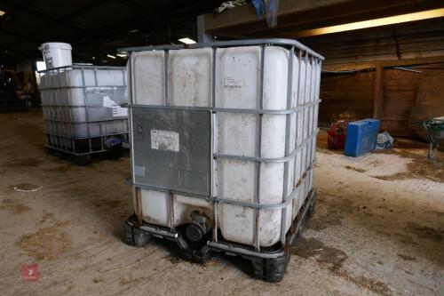 IBC 1000LITRE CONTAINER