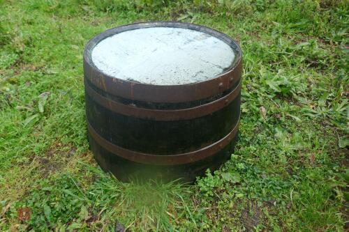 HALF OAK WHISKEY BARRELS
