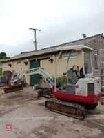 2012 TAKEUCHI TB016 MINI DIGGER - 3