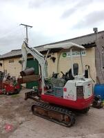 2012 TAKEUCHI TB016 MINI DIGGER - 6