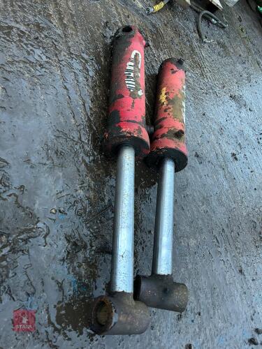 2 SHEAR GRAB HYDRAULIC RAMS