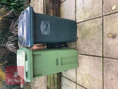 2 WHEELIE BINS