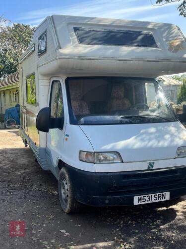 1995 FIAT 6 BIRTH CAMPERVAN