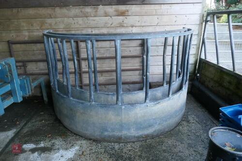 GALVANISED CATTLE RING FEEDER