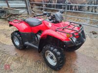 2015 HONDA FOURTRAX 250CC ATV - 2