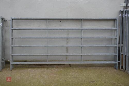 2 X 10' GALVANISED CATTLE HURDLES (154)