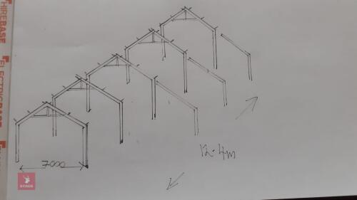 STEEL SHED FRAME
