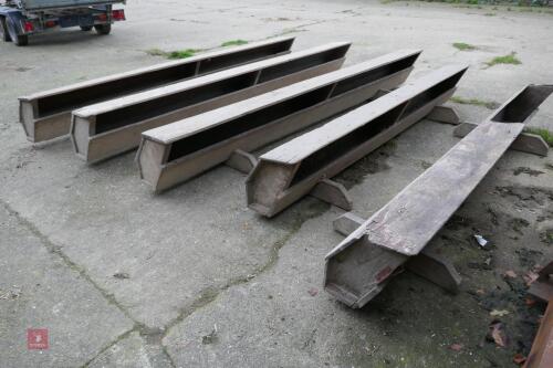 5 WOODEN LAMB CREEP FEEDERS