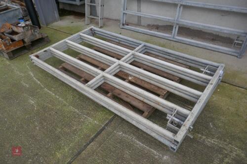 1 X 7'6'' HD GALVANISED YARD GATE (118)