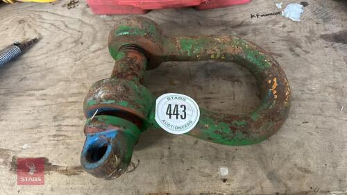 LARGE 'D' SHACKLE