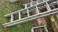 11 RUNG EXTENDING ALUMINIUM LADDER - 3