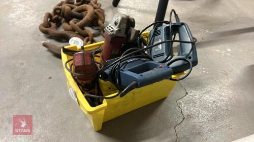 ELECTRICAL JIG SAW + GRINDERS