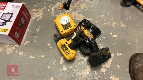 DEWALT 18V BATTERY DRILL + CHARGER