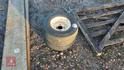 2 X WHEELS AND TYRES 20.5 X 8