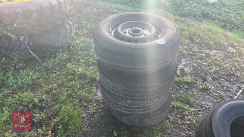 4 X 215/65R FORD TRANSIT WHEELS