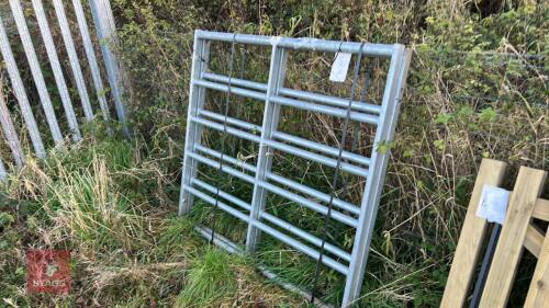 PAIR OF GALV METAL GATES