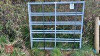 PAIR OF GALV METAL GATES - 3