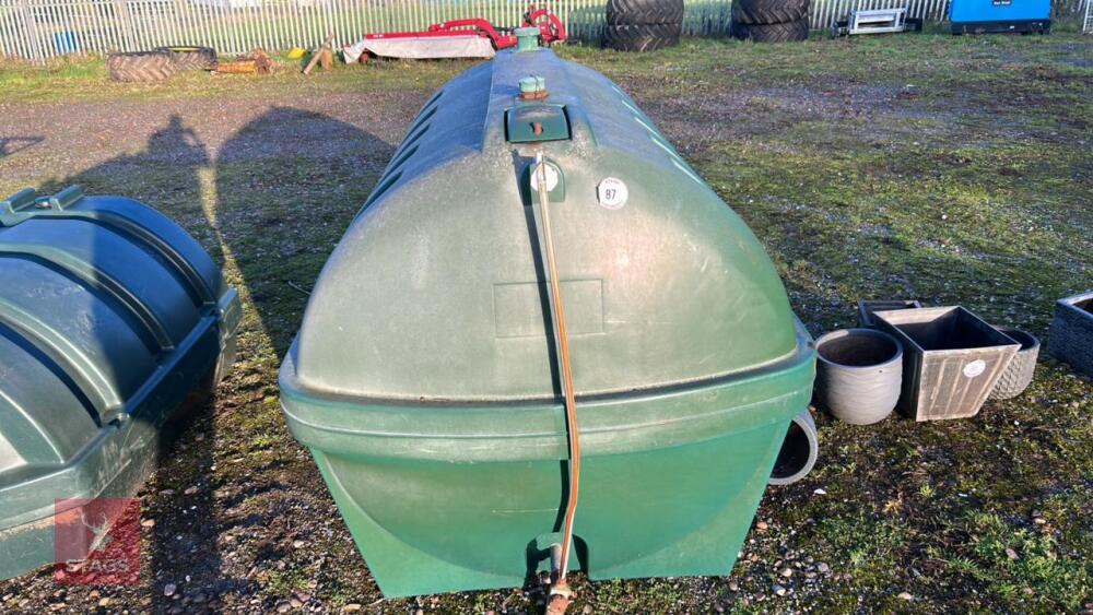 2500L NON BUNDED PLASTIC FUEL TANK