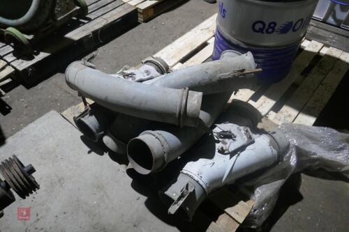 6'' GRAIN DUCTING,BENDS& 2 DIVERTERS (10