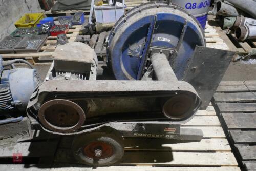 KONGSKILDE 2900RPM 18.5KW MOTOR & FAN(19