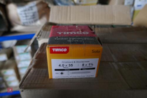 5 BOXES OF 4 X 35MM SCREWS