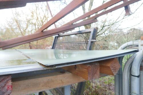 PALLET OF FULL & HALF PLASTIC COATED SHE