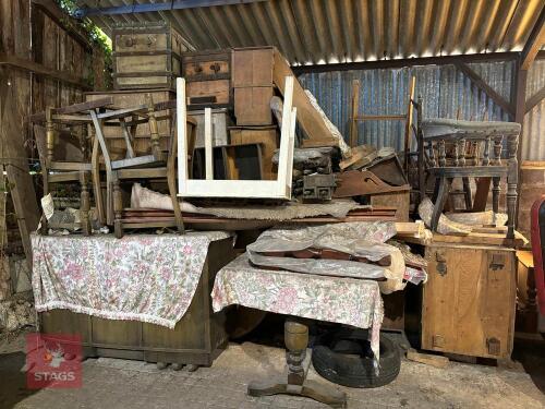 SELECTION OF WOODEN FURNITURE